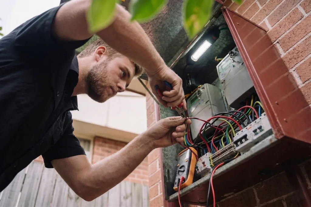 Clontarf electrician performing electrical work